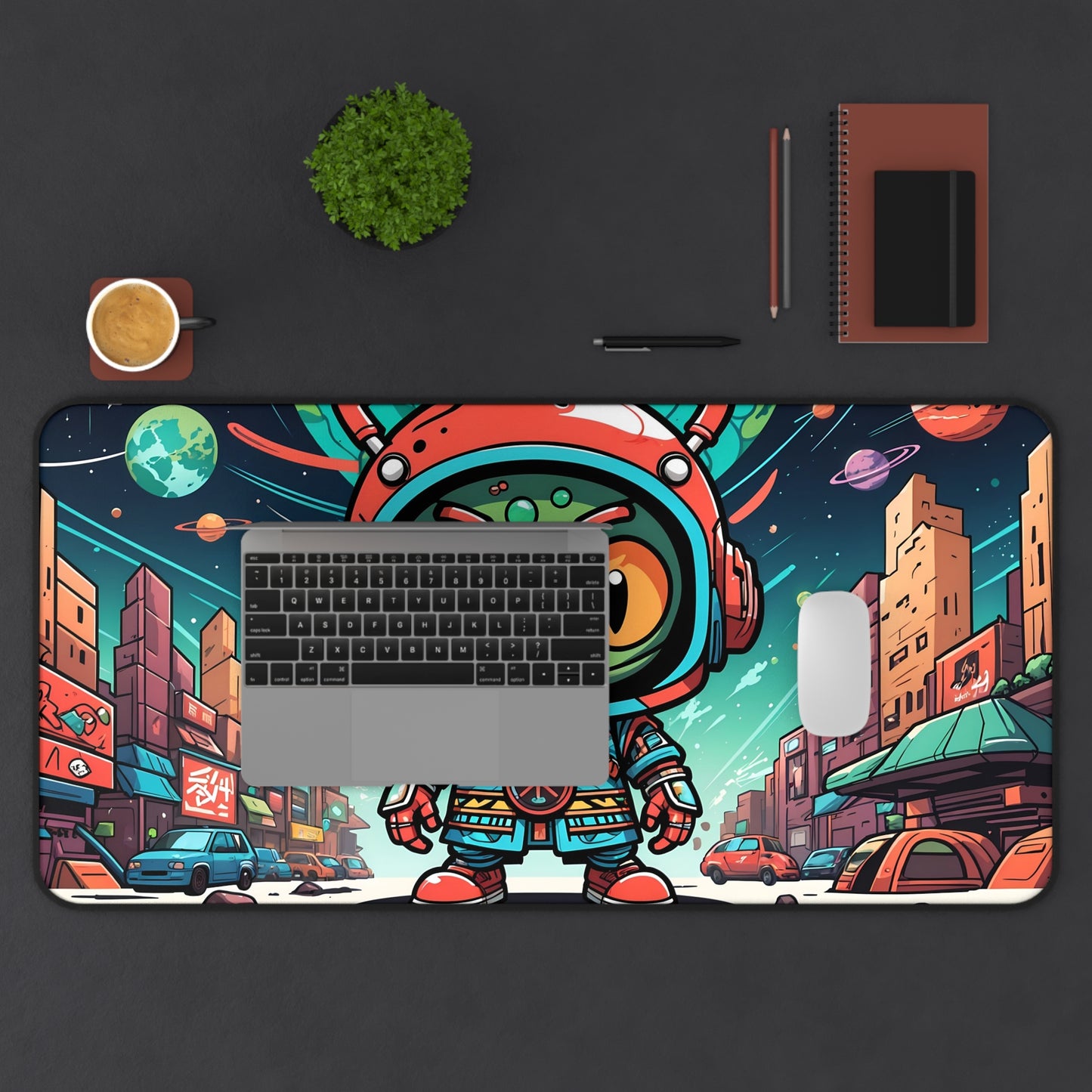 Alien Kid Vacation XXL Gaming Mousepad