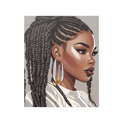 Braids - Satin Posters (210gsm)