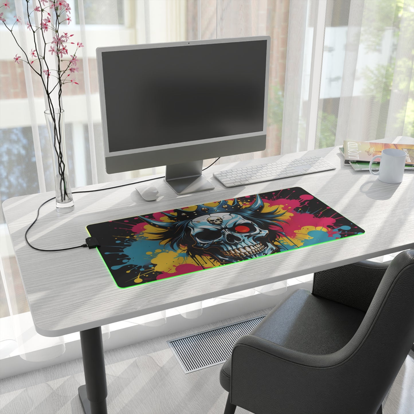 Skullz LED Gaming Mouse Pad