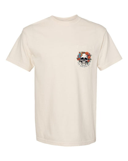 Wild Spirit Skull Pocket Comfort Color Tee