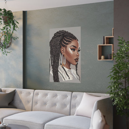 Braids - Satin Posters (210gsm)