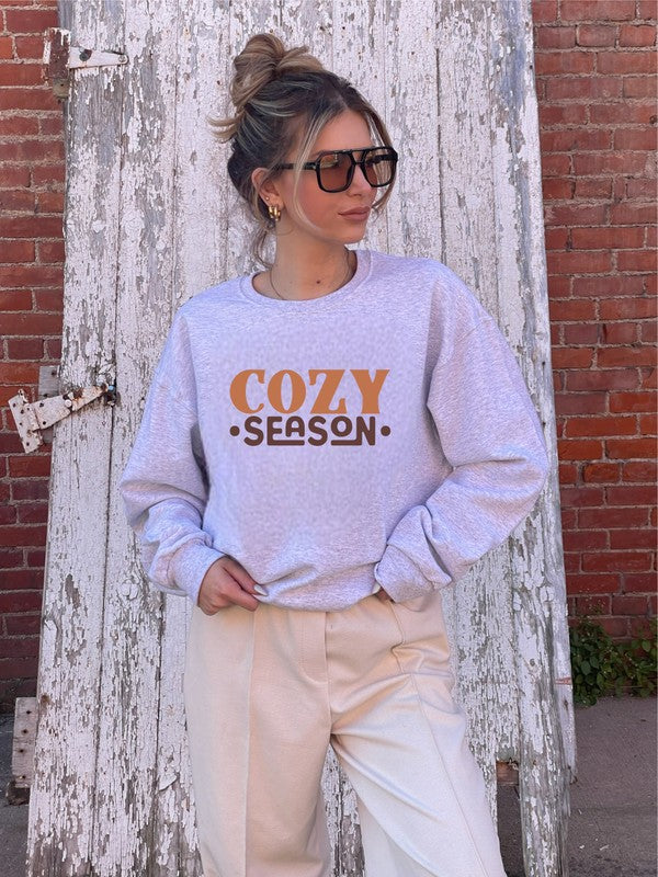 Cozy Season Graphic Crew Sweatshirt