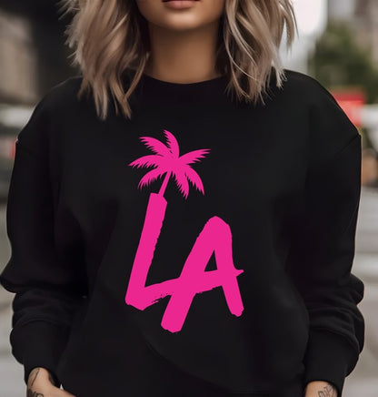 LA Palm Tree CrewNeck Sweatshirt