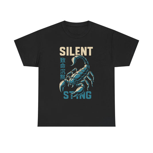 Silent Sting Scorpion T-Shirt | Cool Graphic Tee