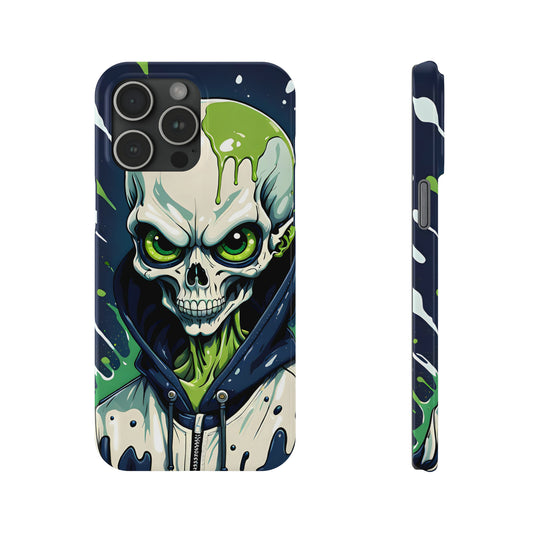 Skully iPhone 15-13 Slim Phone Cases