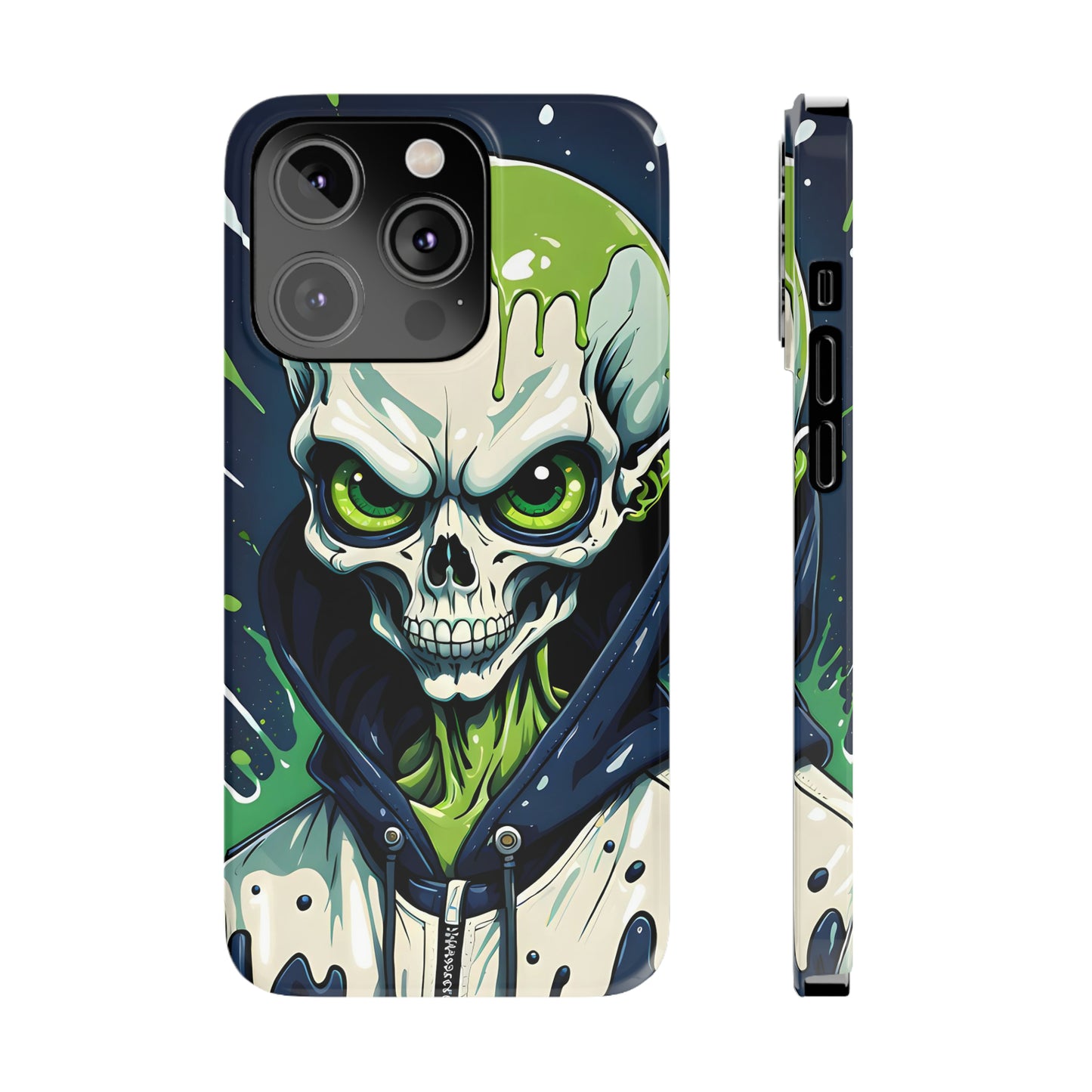 Skully iPhone 15-13 Slim Phone Cases