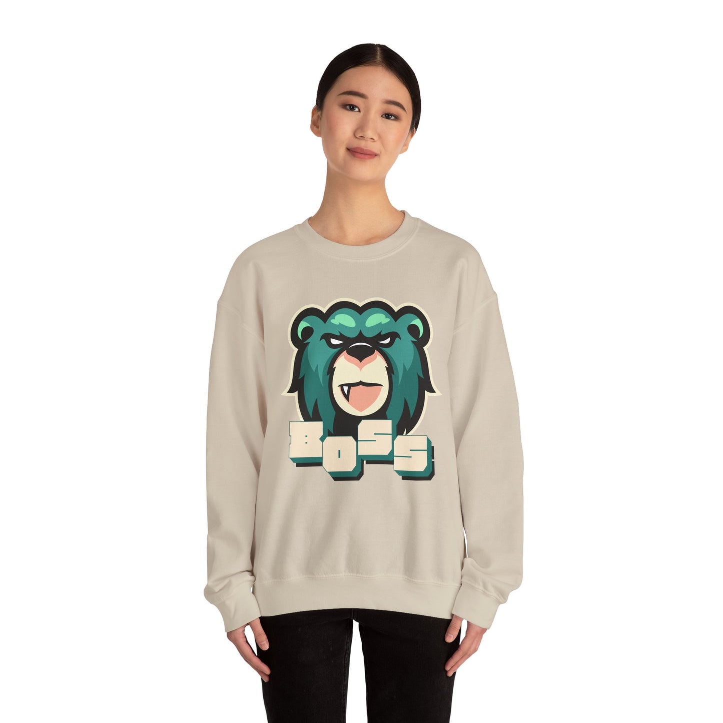 Boss Bear Unisex Heavy Blend™ Crewneck Sweatshirt