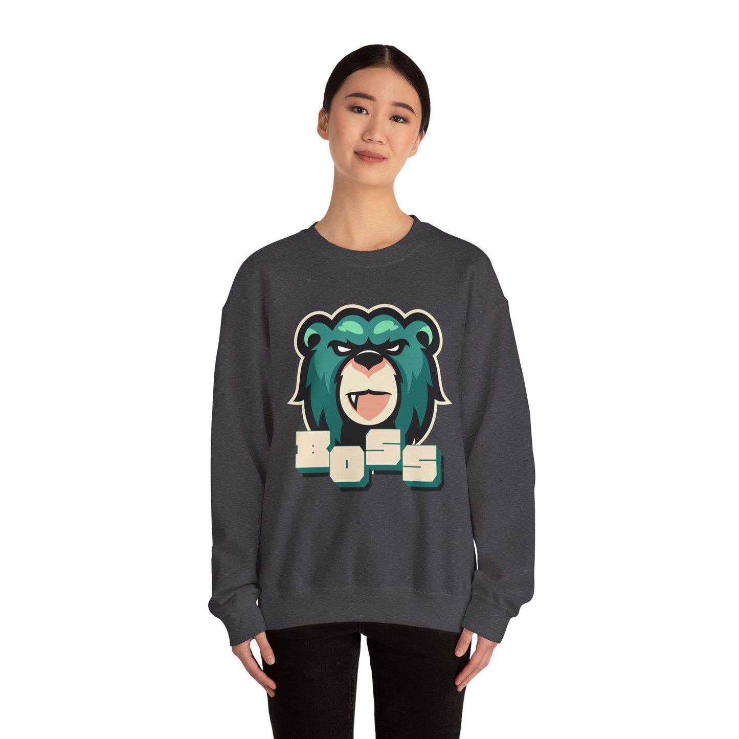 Boss Bear Unisex Heavy Blend™ Crewneck Sweatshirt