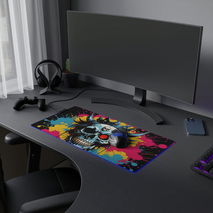 Skullz LED Gaming Mouse Pad