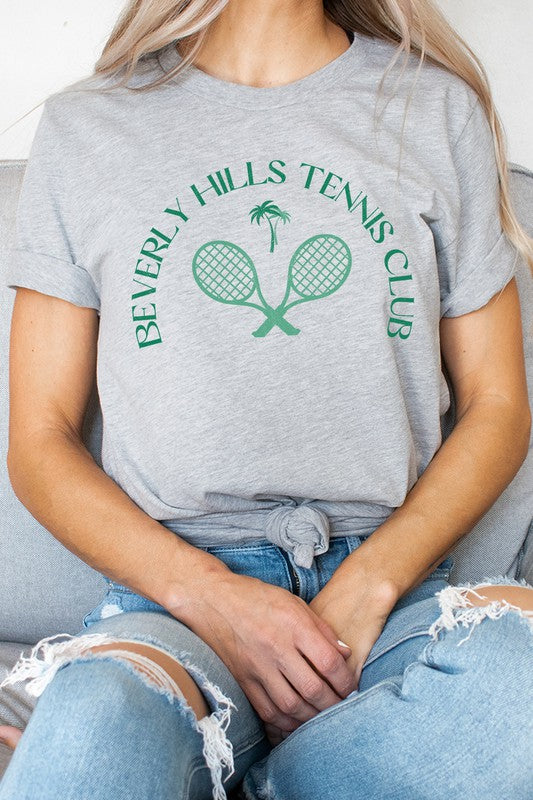 Beverly Hill Tennis Club Palm Trees Graphic Tee