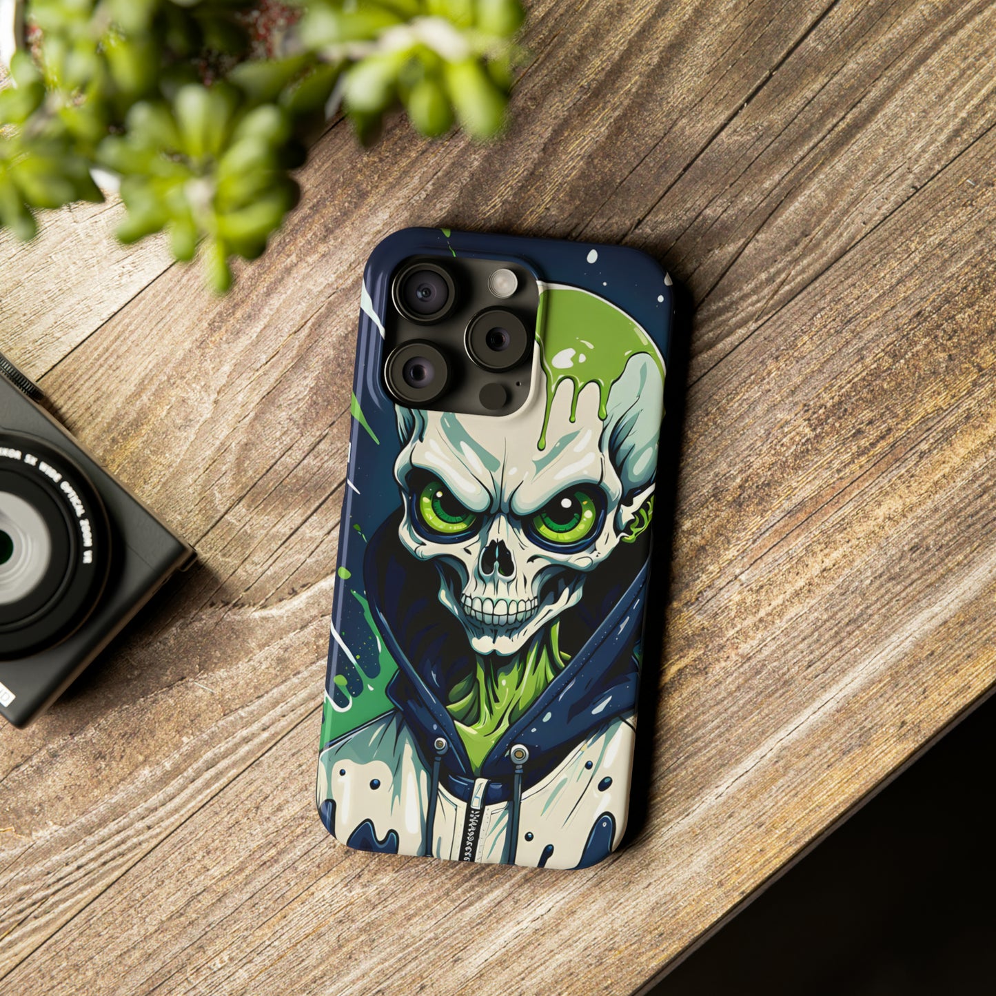 Skully iPhone 15-13 Slim Phone Cases