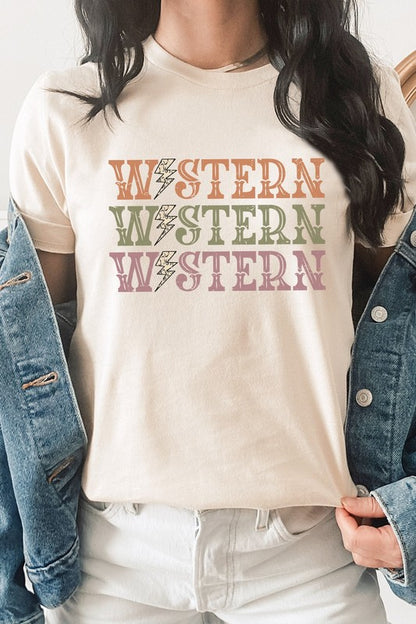 Western Snakeskin Lightning Country Graphic Tee