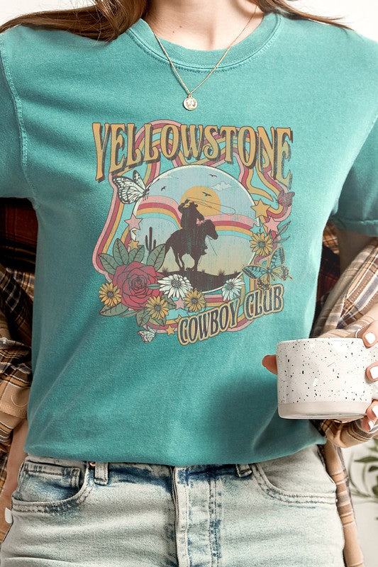 Yellowstone Cowboy Club Comfort Colors Graphic Tee