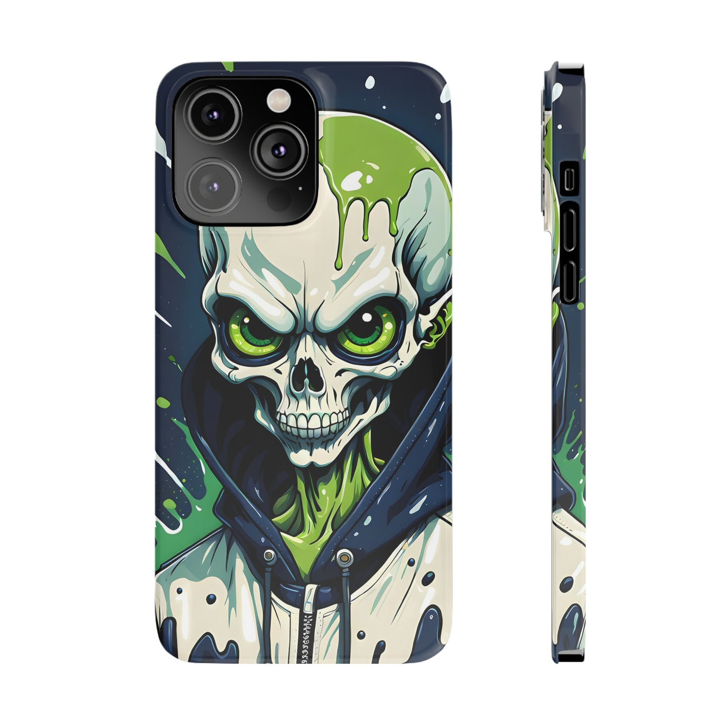 Skully iPhone 15-13 Slim Phone Cases