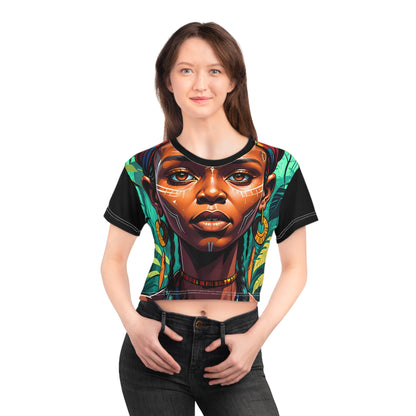 Amazon Crop Tee (AOP)