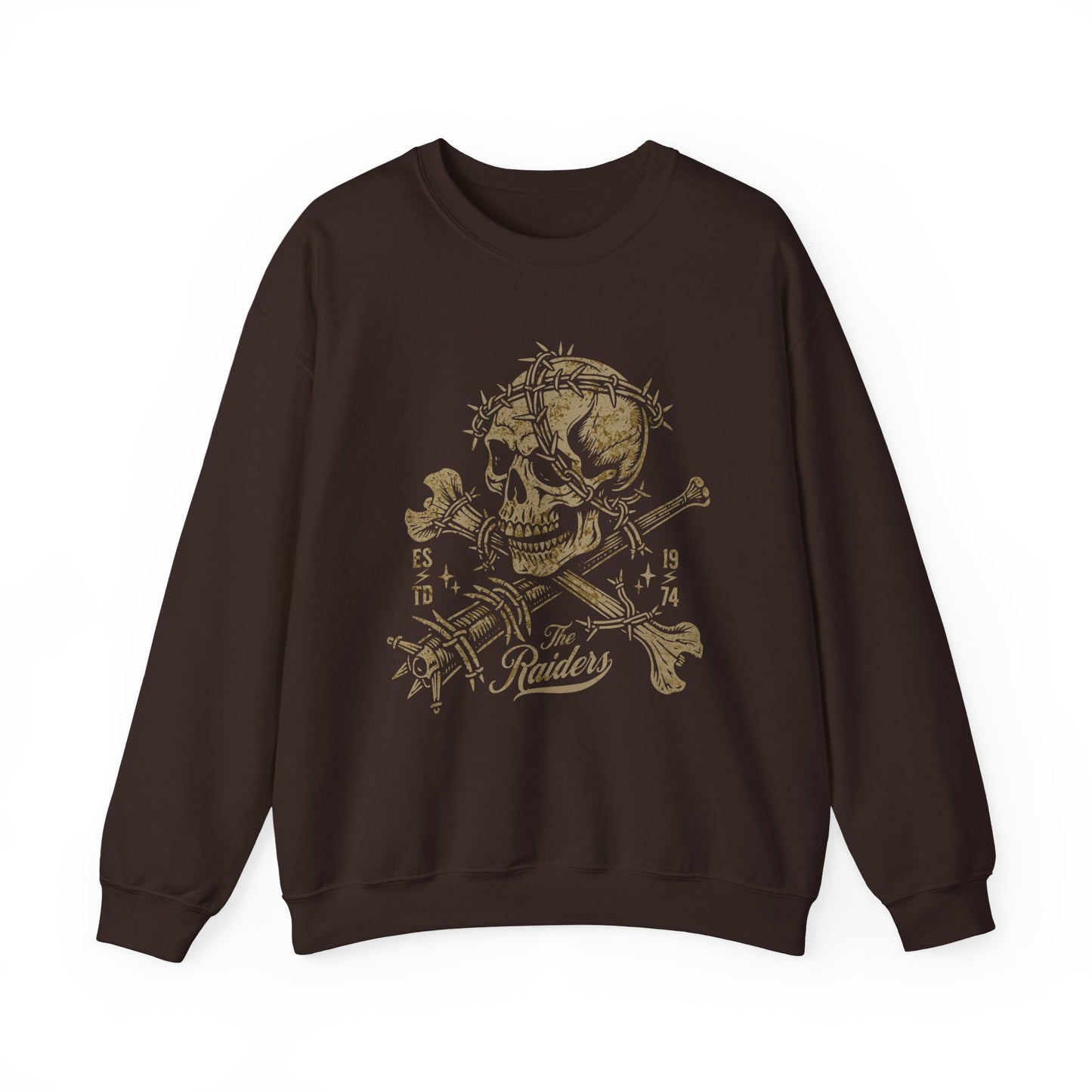 The Raider - Barbed Skull Crossbones Unisex Sweater
