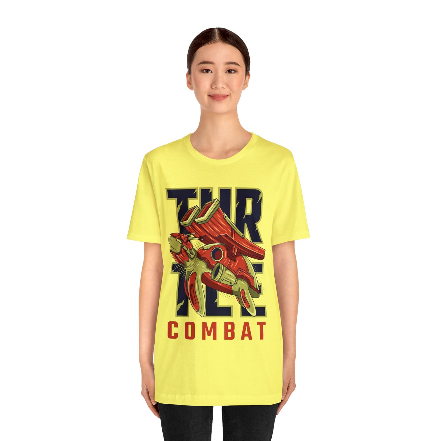 Combat Turtle Warrior Short Sleeve T-Shirt