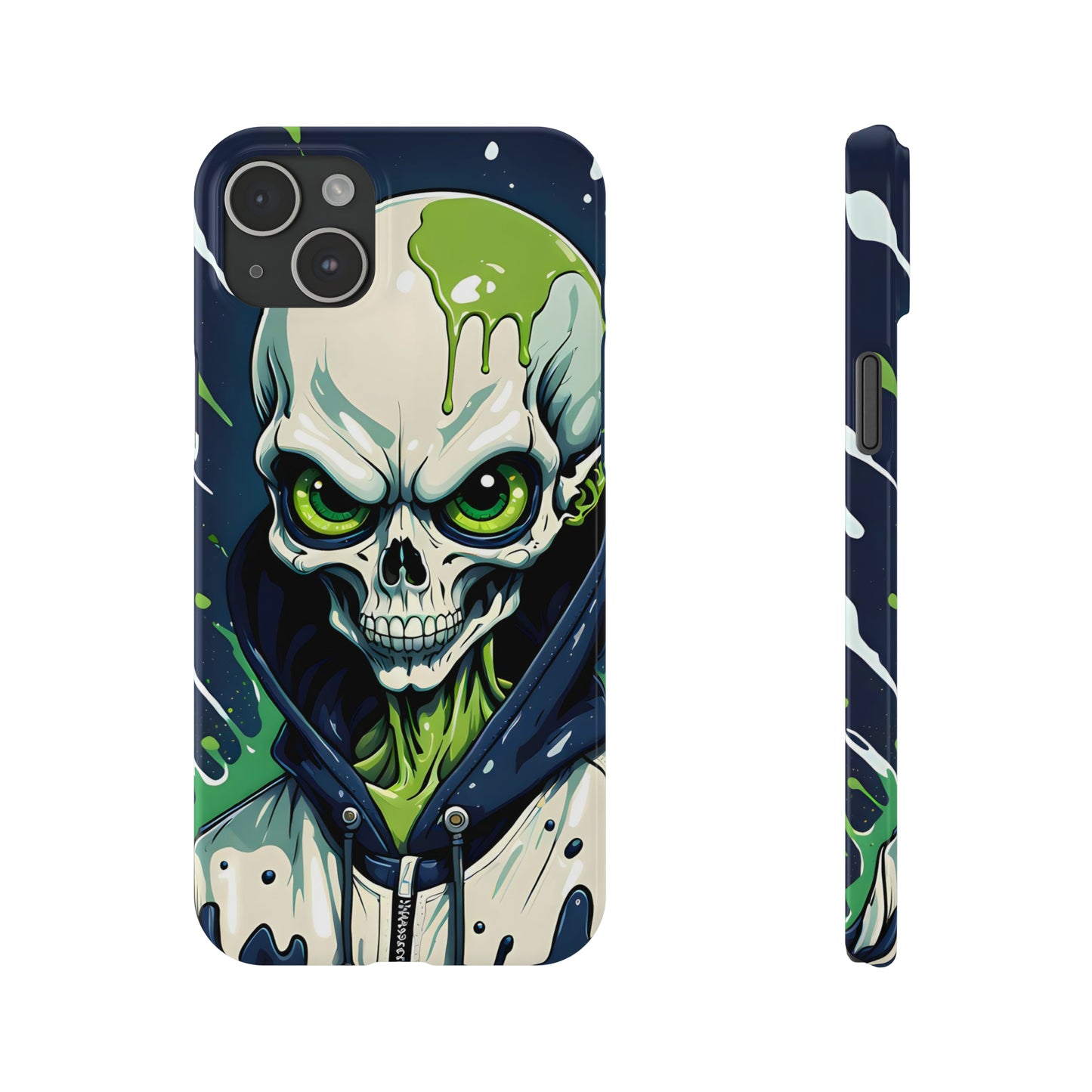 Skully iPhone 15-13 Slim Phone Cases