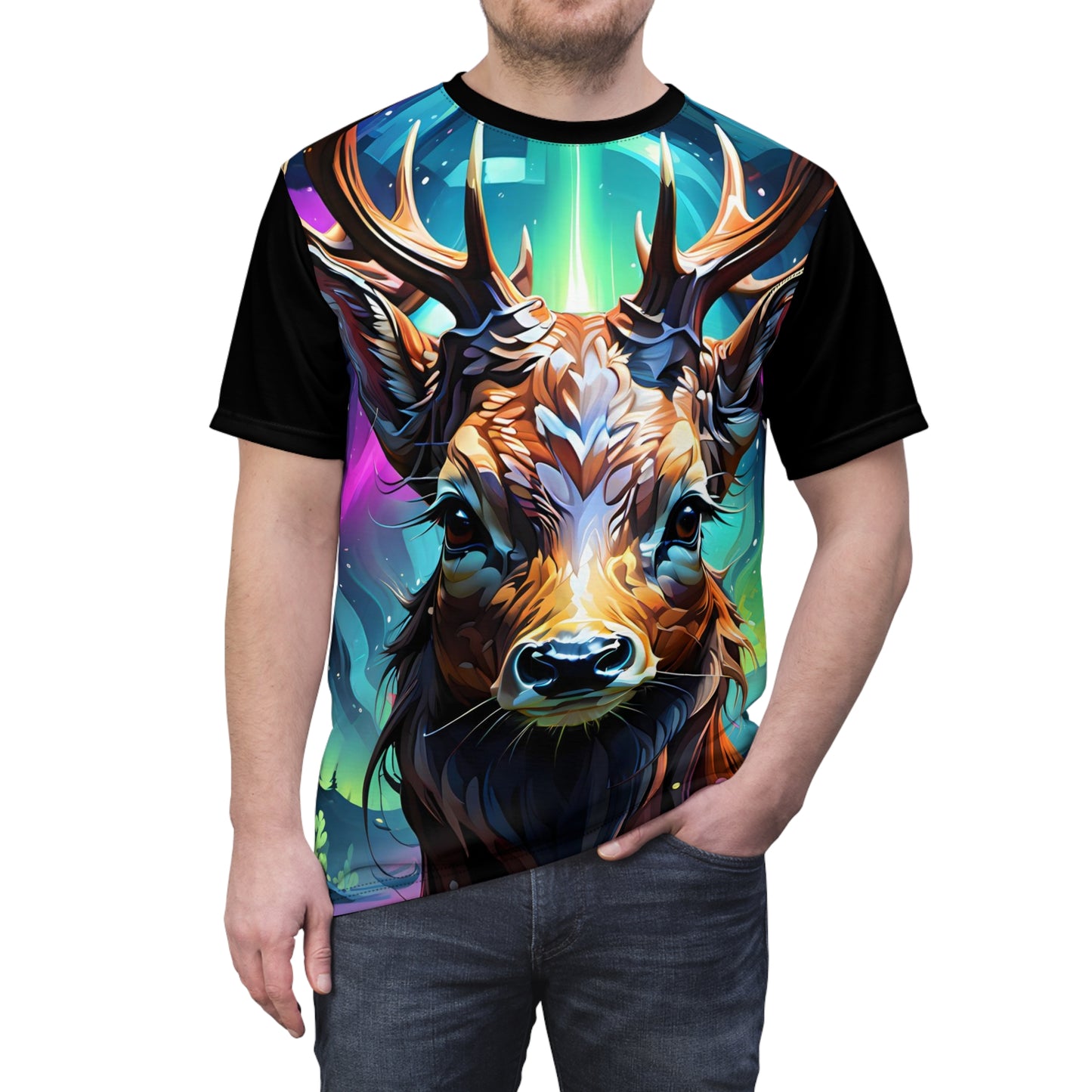 Deer Dreams Unisex Cut & Sew Tee (AOP)