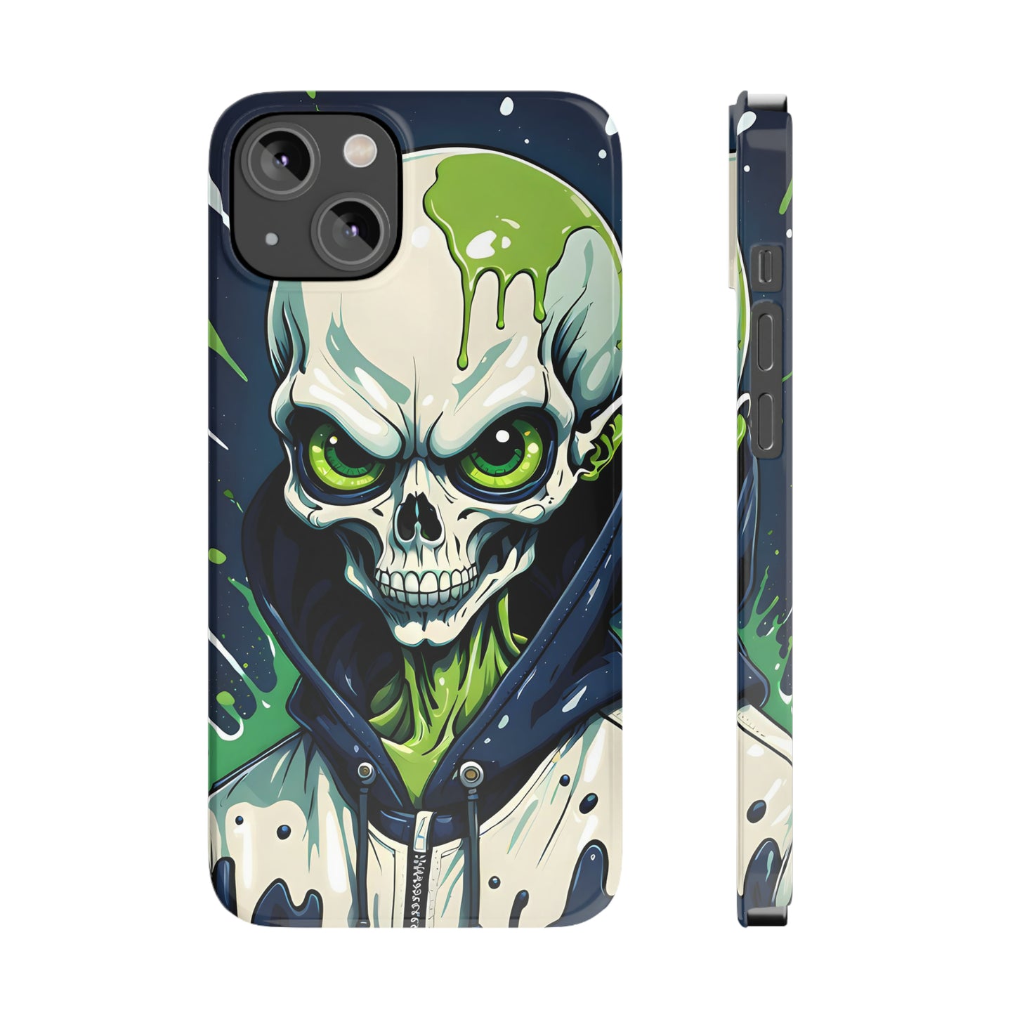 Skully iPhone 15-13 Slim Phone Cases