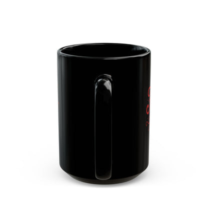 Hustle Hard Black Coffee Mug with Skull Design - 11oz & 15oz