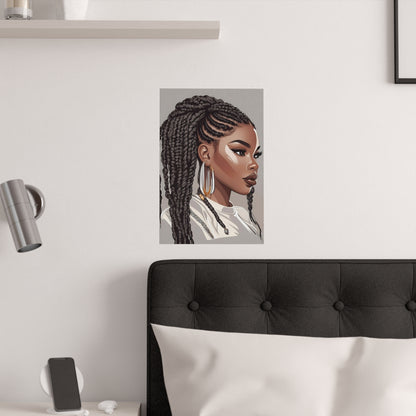 Braids - Satin Posters (210gsm)