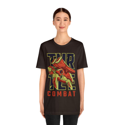 Combat Turtle Warrior Short Sleeve T-Shirt