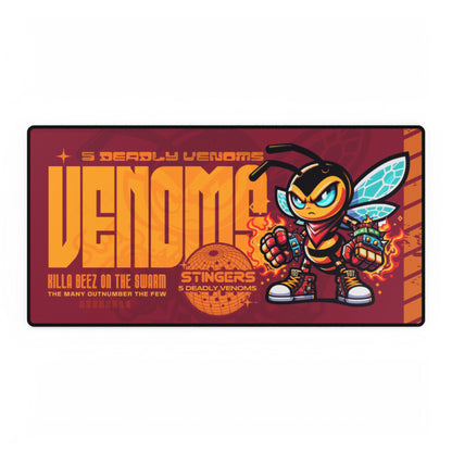 5 Deadly Venoms Desk Mat & Mousepad