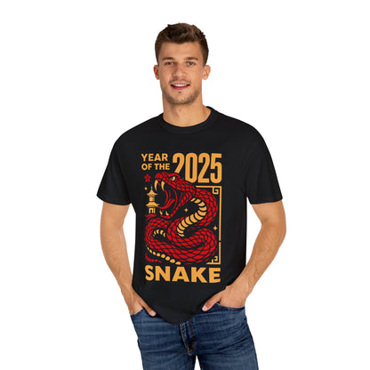 2025 Year of the Snake Unisex T-Shirt - Celebrate Lunar New Year with Style