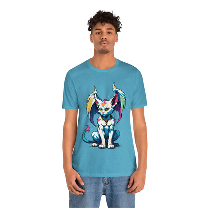 Cat Gargoyle Vibrant Wings T-Shirt