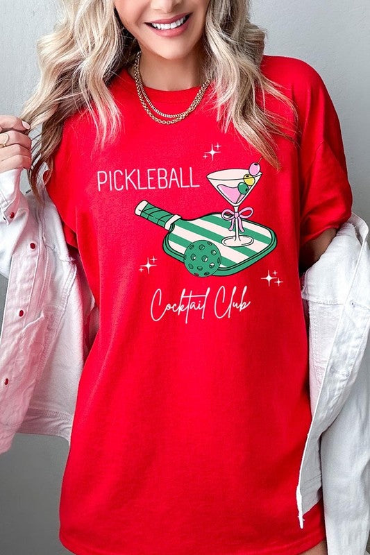 Pickleball Cocktail Club Plus Heavy Cotton Tee