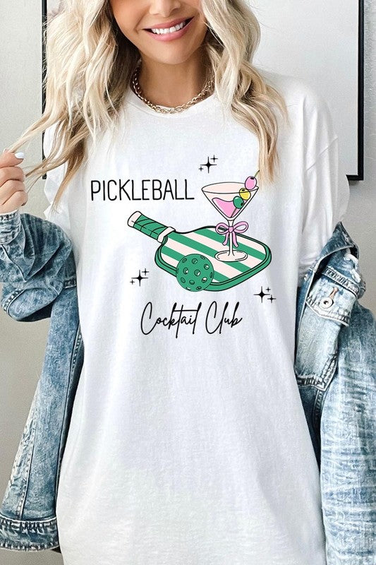 Pickleball Cocktail Club Plus Heavy Cotton Tee