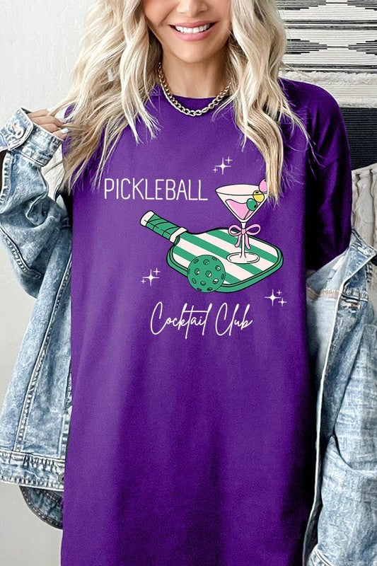 Pickleball Cocktail Club Plus Heavy Cotton Tee