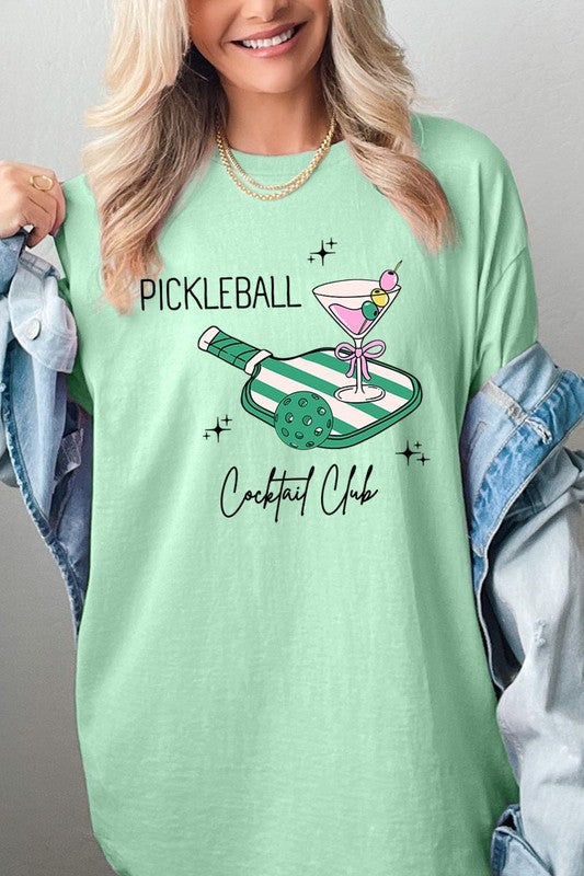 Pickleball Cocktail Club Plus Heavy Cotton Tee