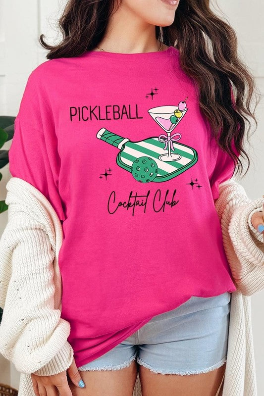 Pickleball Cocktail Club Plus Heavy Cotton Tee