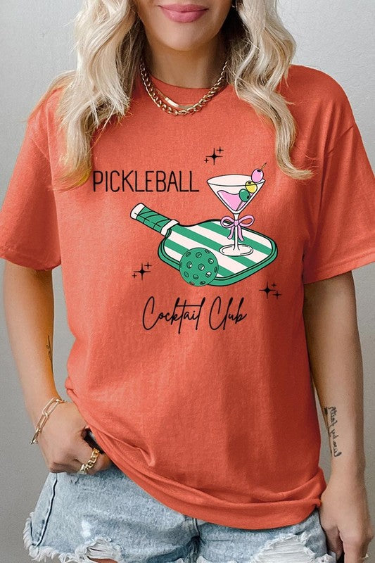 Pickleball Cocktail Club Plus Heavy Cotton Tee