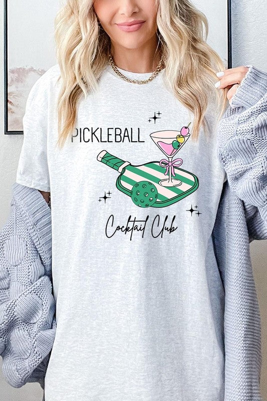 Pickleball Cocktail Club Plus Heavy Cotton Tee