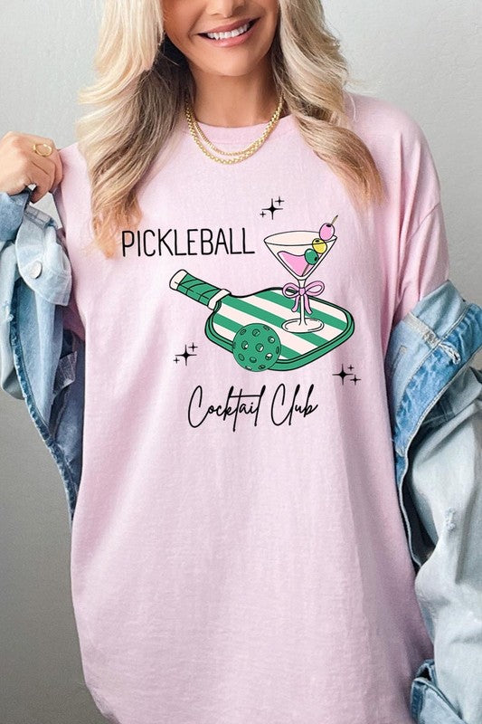 Pickleball Cocktail Club Plus Heavy Cotton Tee