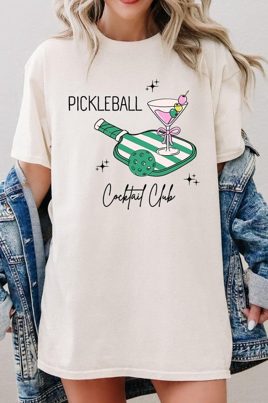 Pickleball Cocktail Club Plus Heavy Cotton Tee