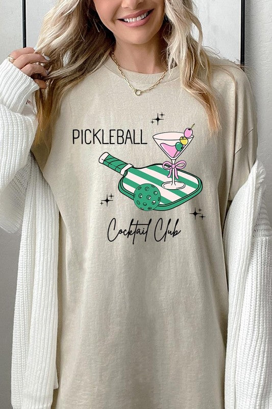 Pickleball Cocktail Club Plus Heavy Cotton Tee