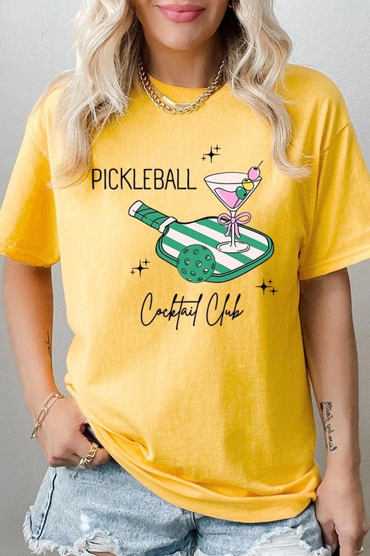 Pickleball Cocktail Club Plus Heavy Cotton Tee