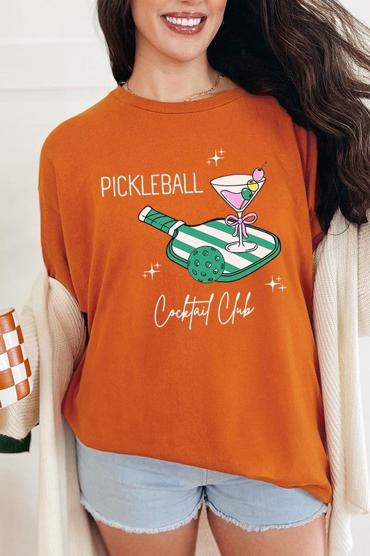 Pickleball Cocktail Club Plus Heavy Cotton Tee