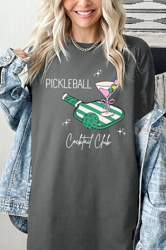 Pickleball Cocktail Club Plus Heavy Cotton Tee