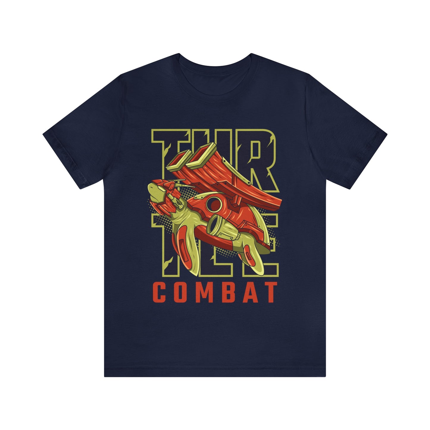 Combat Turtle Warrior Short Sleeve T-Shirt