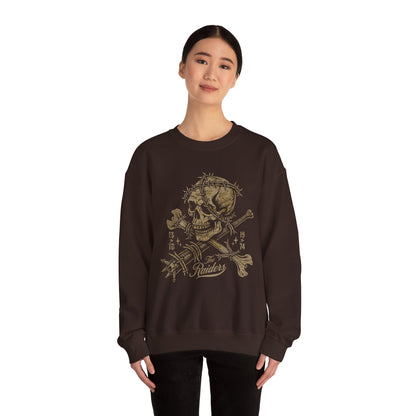The Raider - Barbed Skull Crossbones Unisex Sweater