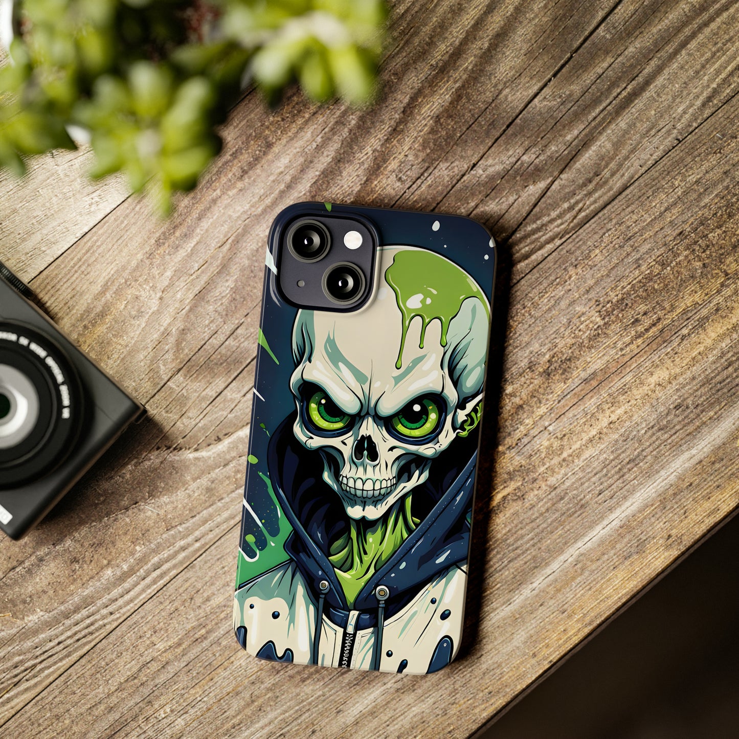 Skully iPhone 15-13 Slim Phone Cases