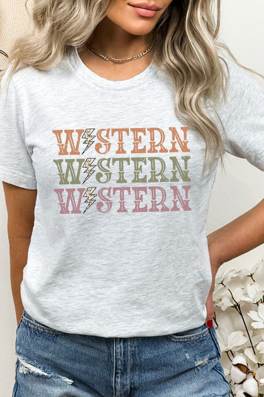 Western Snakeskin Lightning Country Graphic Tee