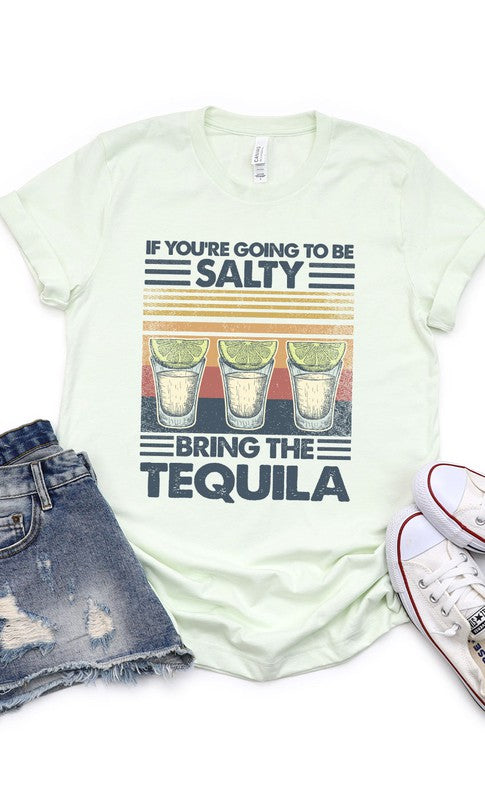 Vintage Salty Tequila Graphic Tee