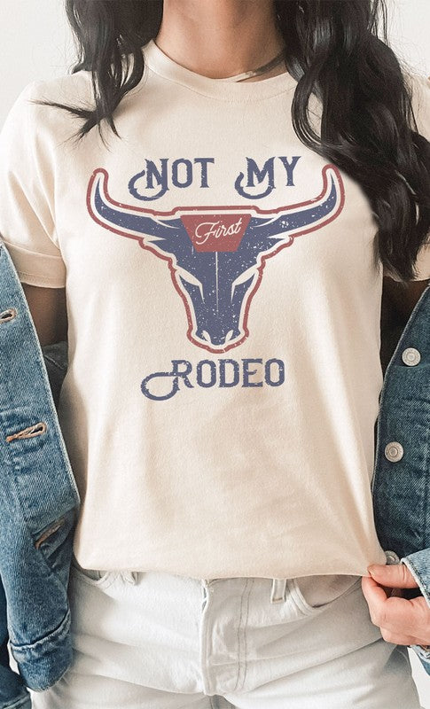 Vintage Not My First Rodeo Graphic Tee PLUS